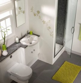 Мебель для маленькой ванной комнаты - фото идеи
