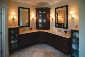 Мебель в ванную – характеристики навесной и напольной мебели